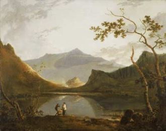 Painting of Lake Nantlle